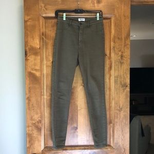 Zara Green jeggings